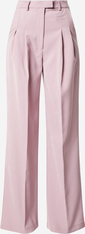 Pantaloni con pieghe di Nasty Gal in rosa: frontale