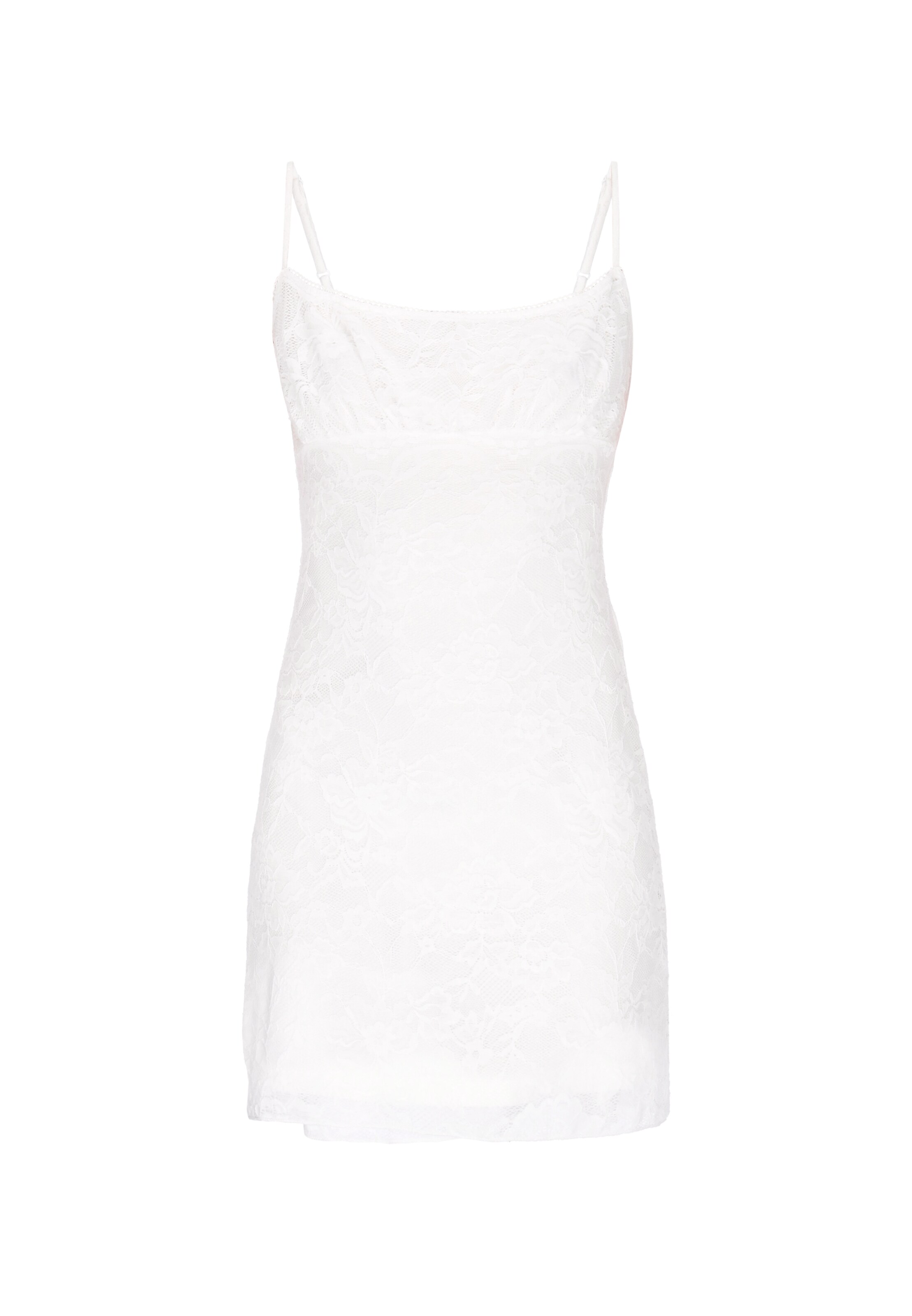 faina Jurk in Wit: voorkant