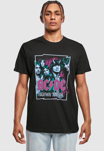 Merchcode T-Shirt ' ACDC - Higway to Hell' in Schwarz: Vorderseite