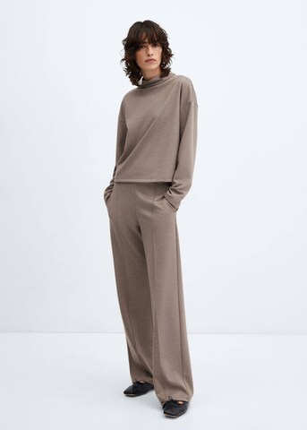 MANGO Wide leg Byxa 'Bruni' i brun