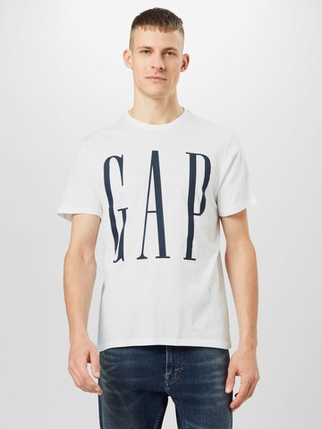 GAP Regular fit Majica | bela barva: sprednja stran