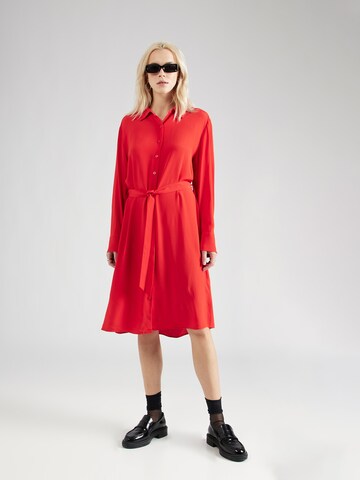 TOMMY HILFIGER - Vestido camisero en rojo