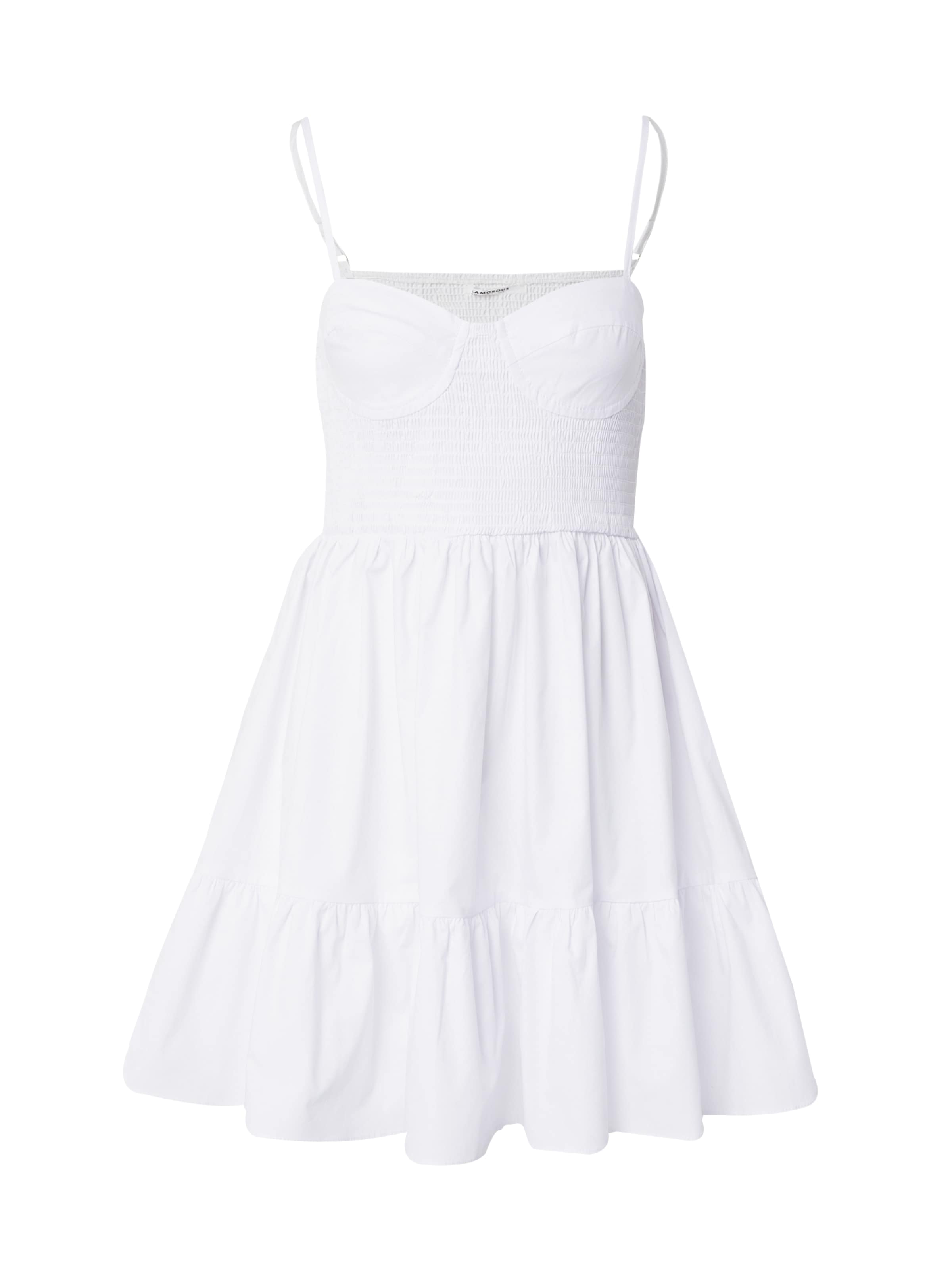 GLAMOROUS Letné šaty - Biela: predná strana