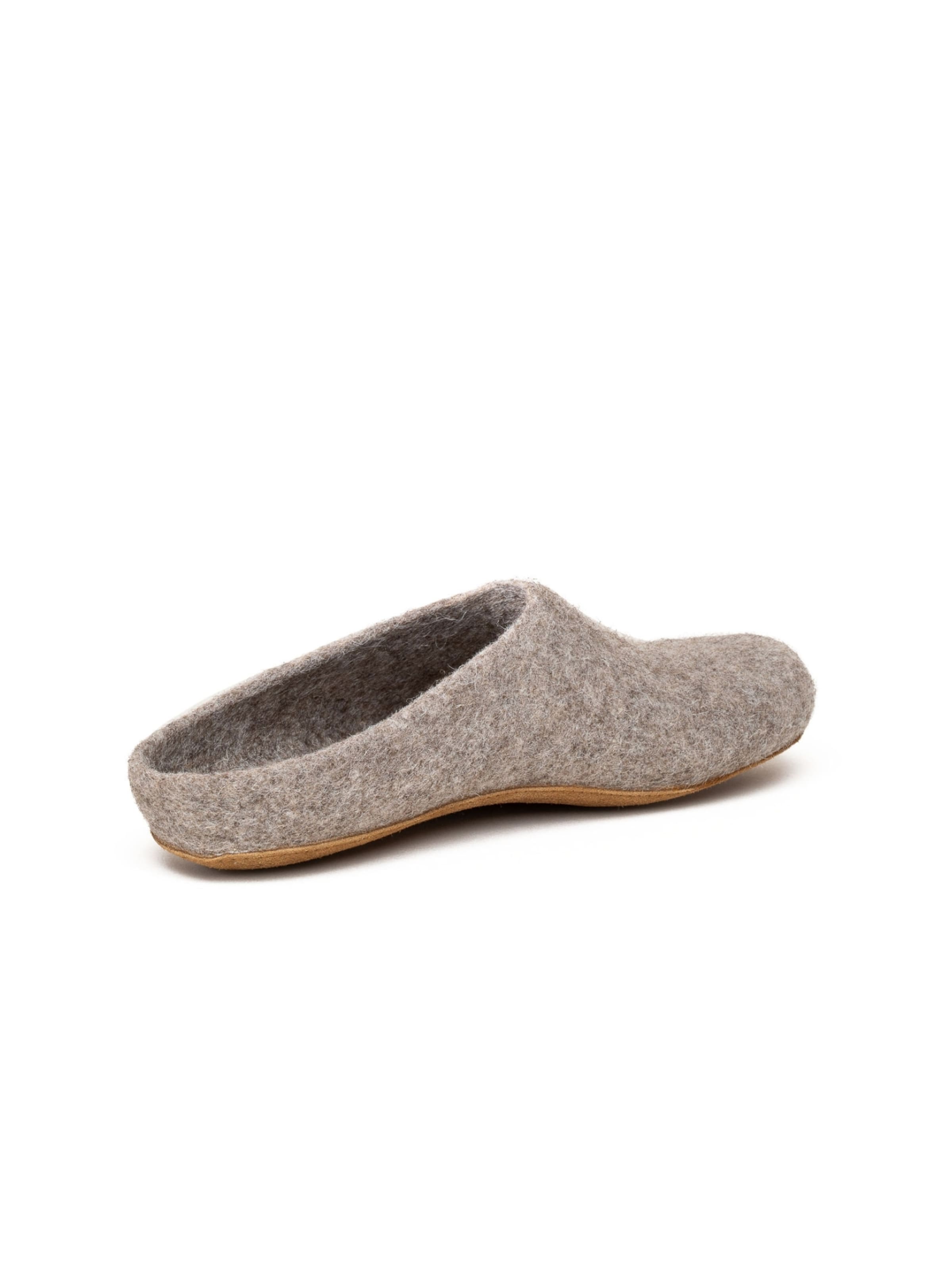 MagicFelt Slippers 'Filzpantoffel Magicfelt 713' in Beige