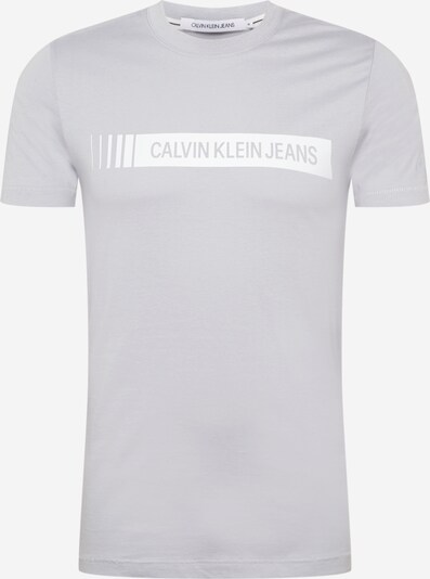 Calvin Klein Jeans Majica u svijetlosiva / bijela, Pregled proizvoda