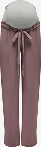 Only Maternity Wide leg Pants in Pink: front