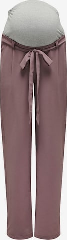 Only Maternity Wide leg Broek in Roze: voorkant