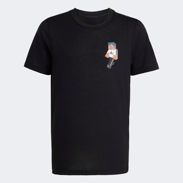 ADIDAS SPORTSWEAR Performance Shirt 'Minecraft' in Black
