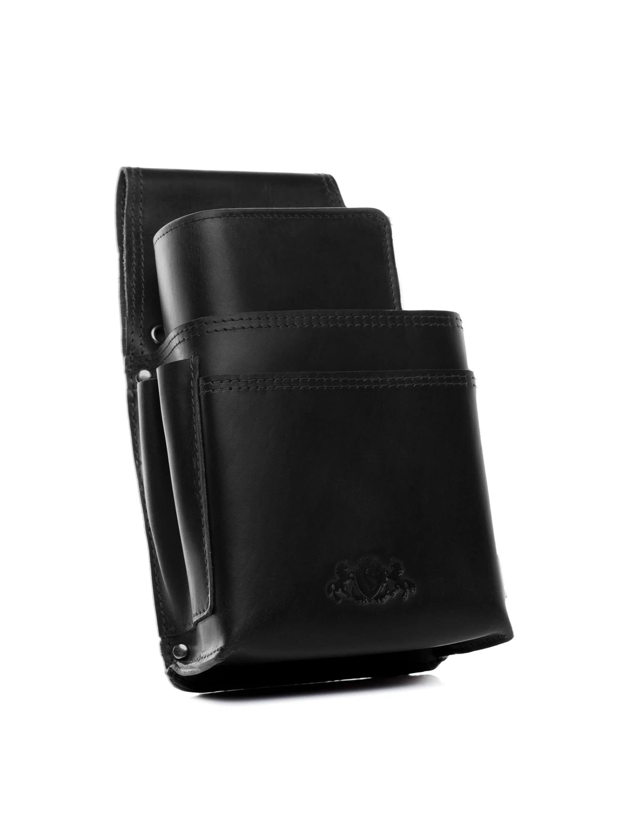 SID & VAIN Fanny Pack 'Kellner-Geldbörse & Holster ABERDEEN' in Black