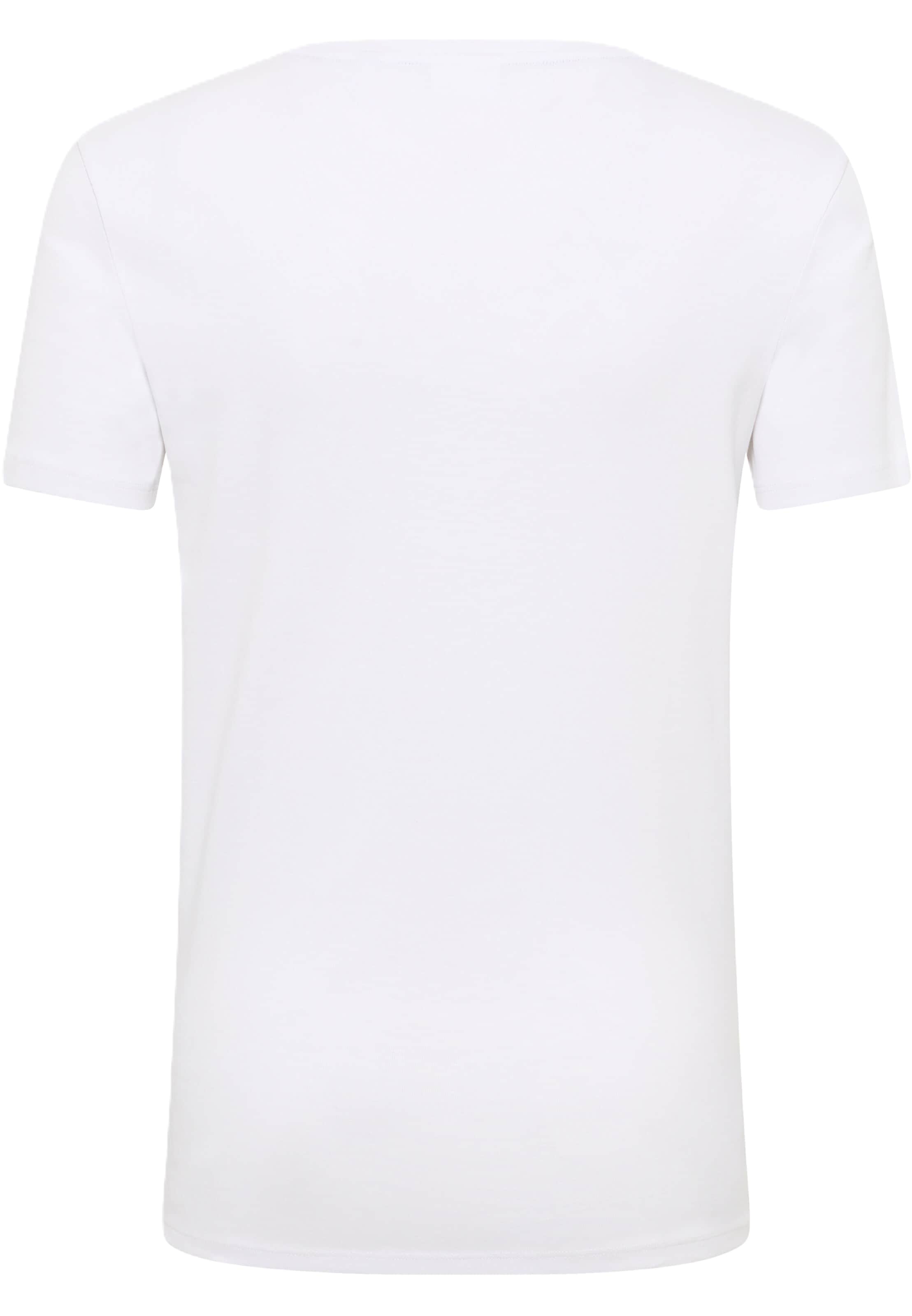 MUSTANG T-Shirt 'Amado' in Weiß