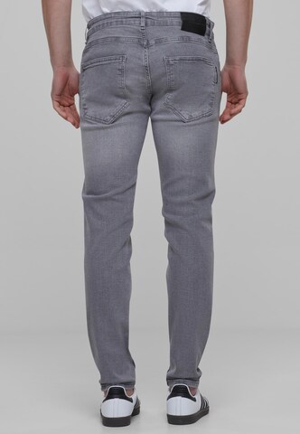 2Y Premium Tapered Jeans in Grau