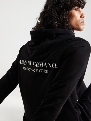 Coupe regular Sweat-shirt ARMANI EXCHANGE en noir