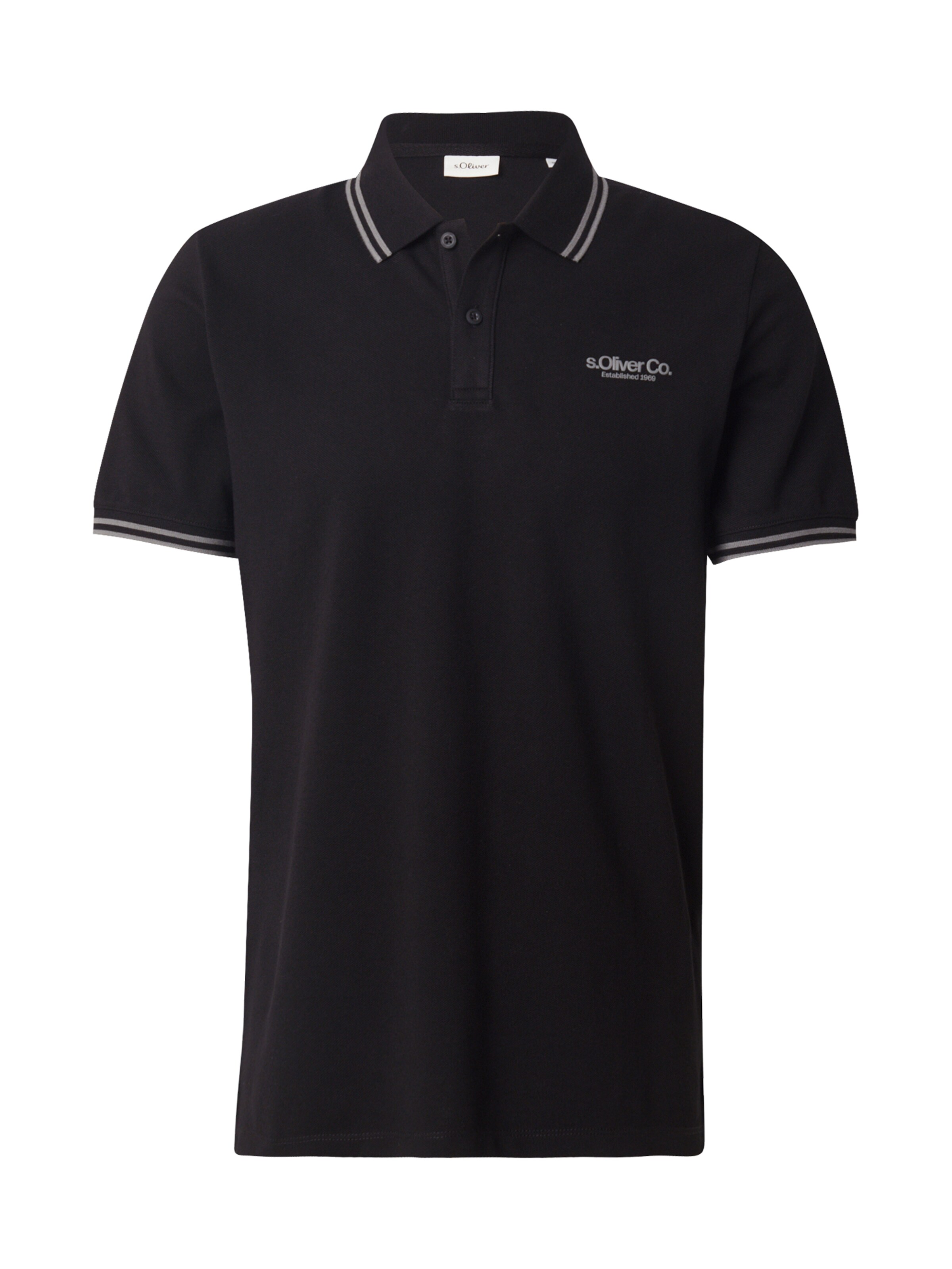 s.Oliver Shirt in Black: front