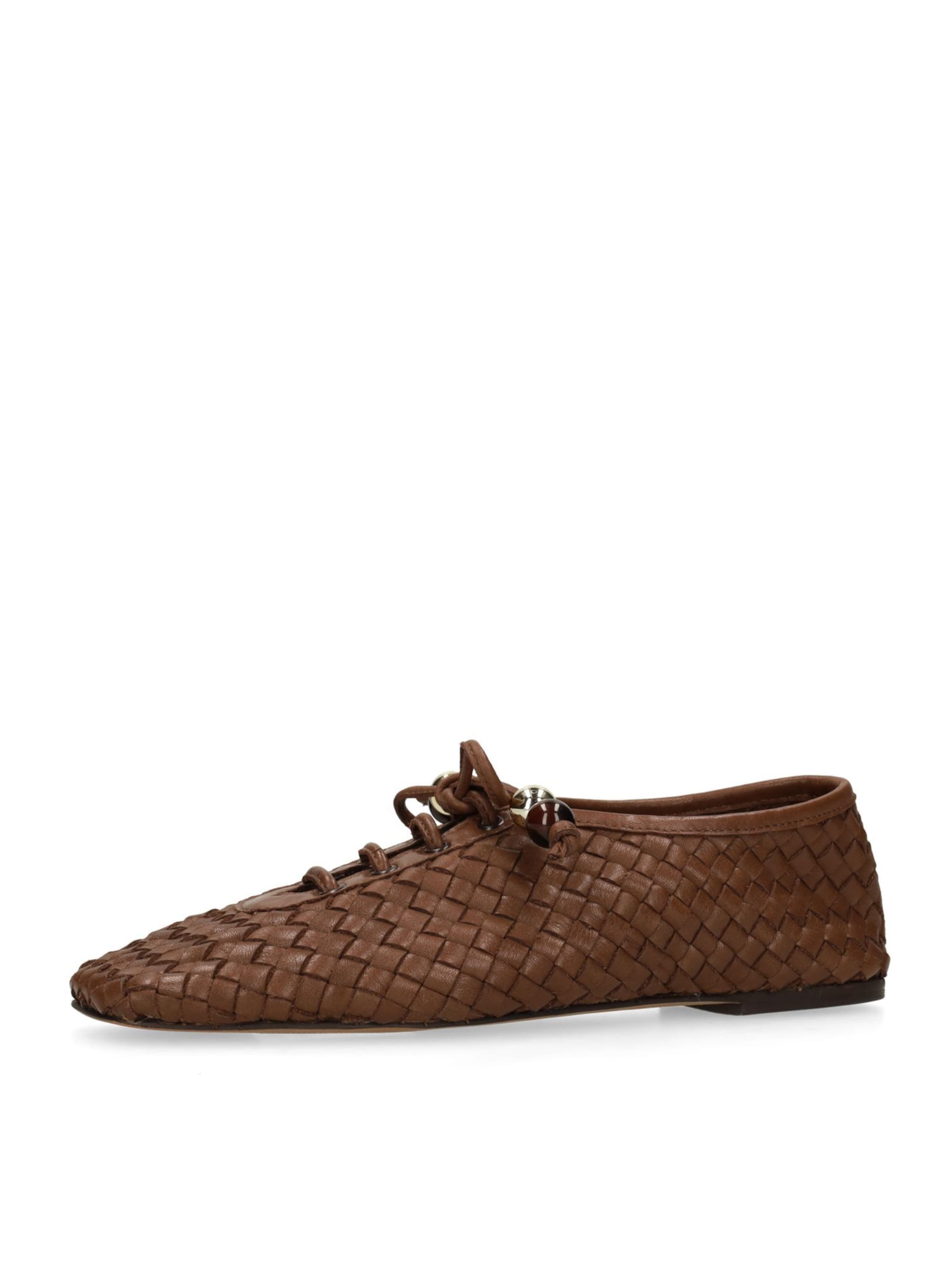 SACHA Ballerines en 36 en marron, Vue avec produit