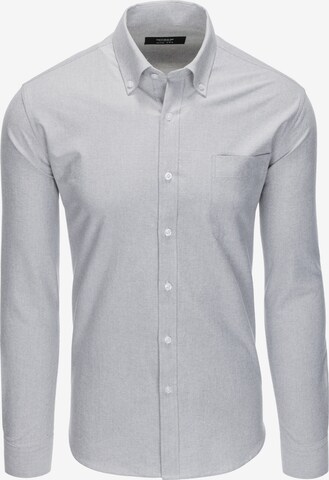 Ombre Button Up Shirt 'SHOS-0108' in Grey: front