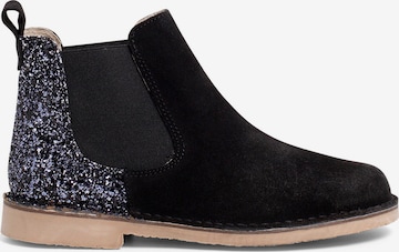 Pisamonas Stiefel in Schwarz: Vorderseite