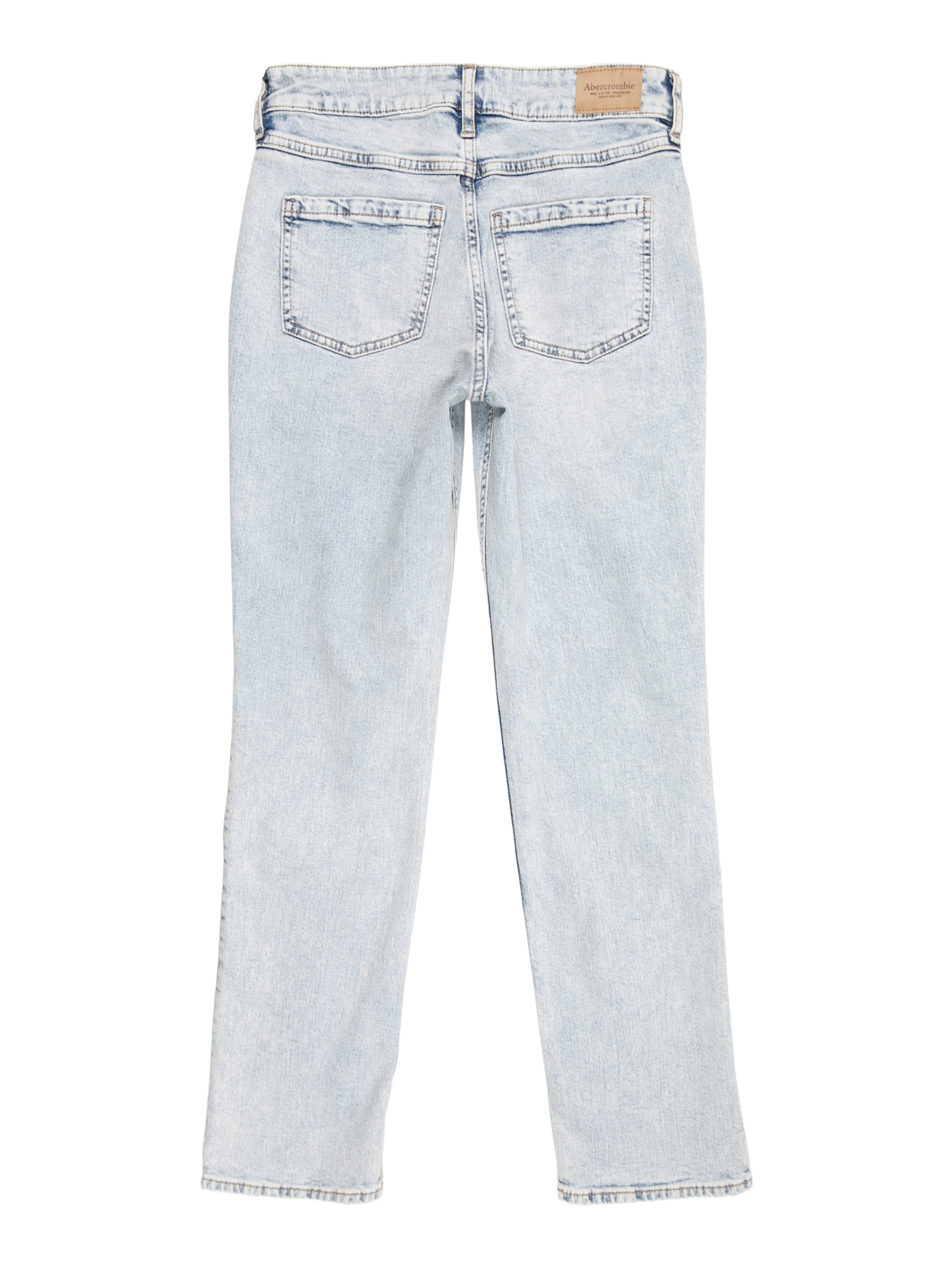 Regular Jeans de la Abercrombie & Fitch pe albastru