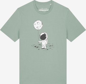 T-Shirt 'Kleiner Astronaut Mit Luftballon' Watapparel en vert : devant