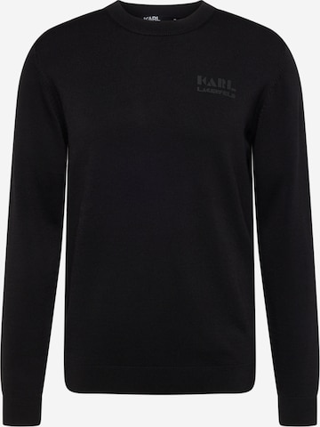 Karl Lagerfeld Pullover in Schwarz: predná strana