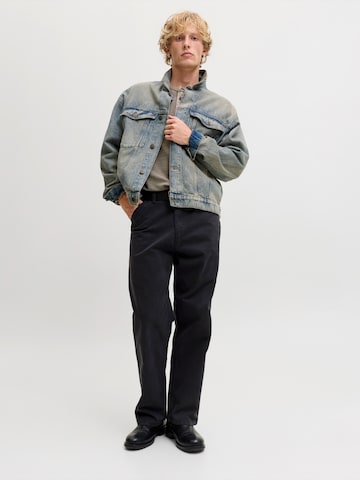 JACK & JONES Loosefit Housut 'JWHAlex' värissä musta