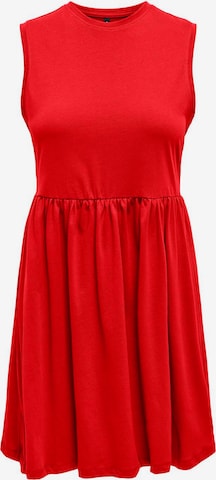 ONLY - Vestido de verano 'MAY' en rojo: frente