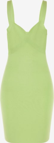 GUESS Knitted dress in Green: front