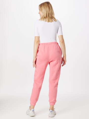 PIECES Tapered Pants 'Chilli' in Pink