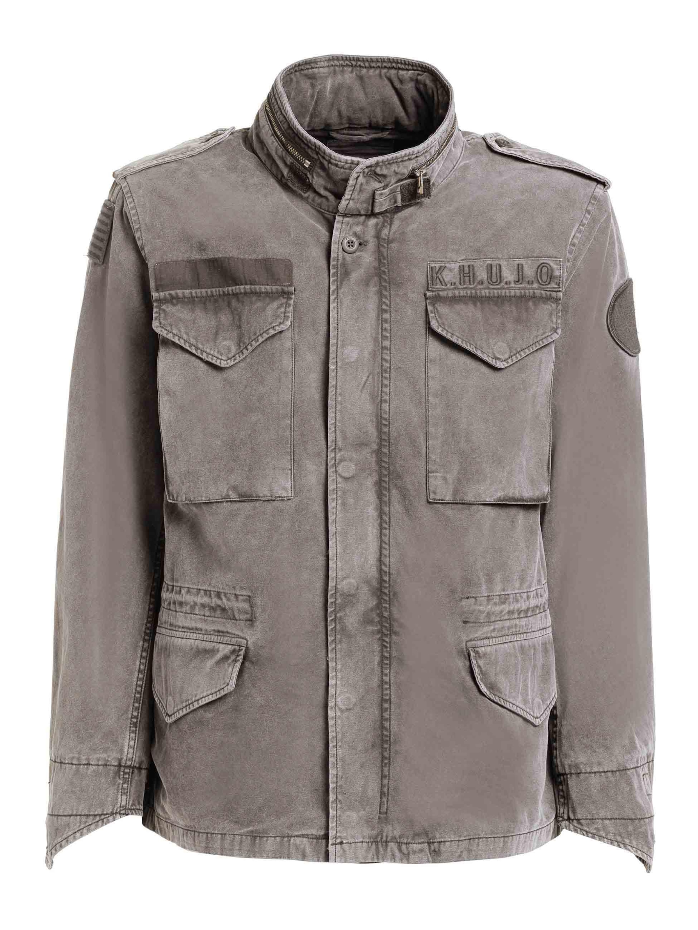 Veste mi-saison 'Gene' khujo en gris : devant