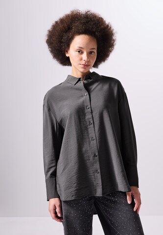 Street One Studio Bluse in Grau: Vorderseite