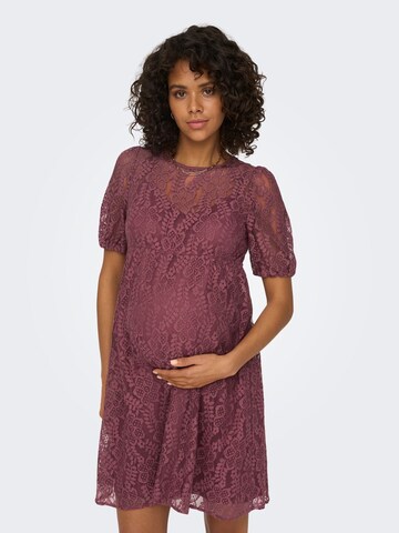 Only Maternity Kleid in Rot