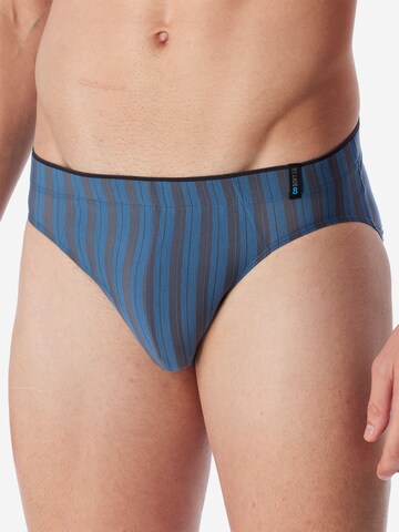 SCHIESSER Minislip ' Long Life Soft ' in Blau: Vorderseite