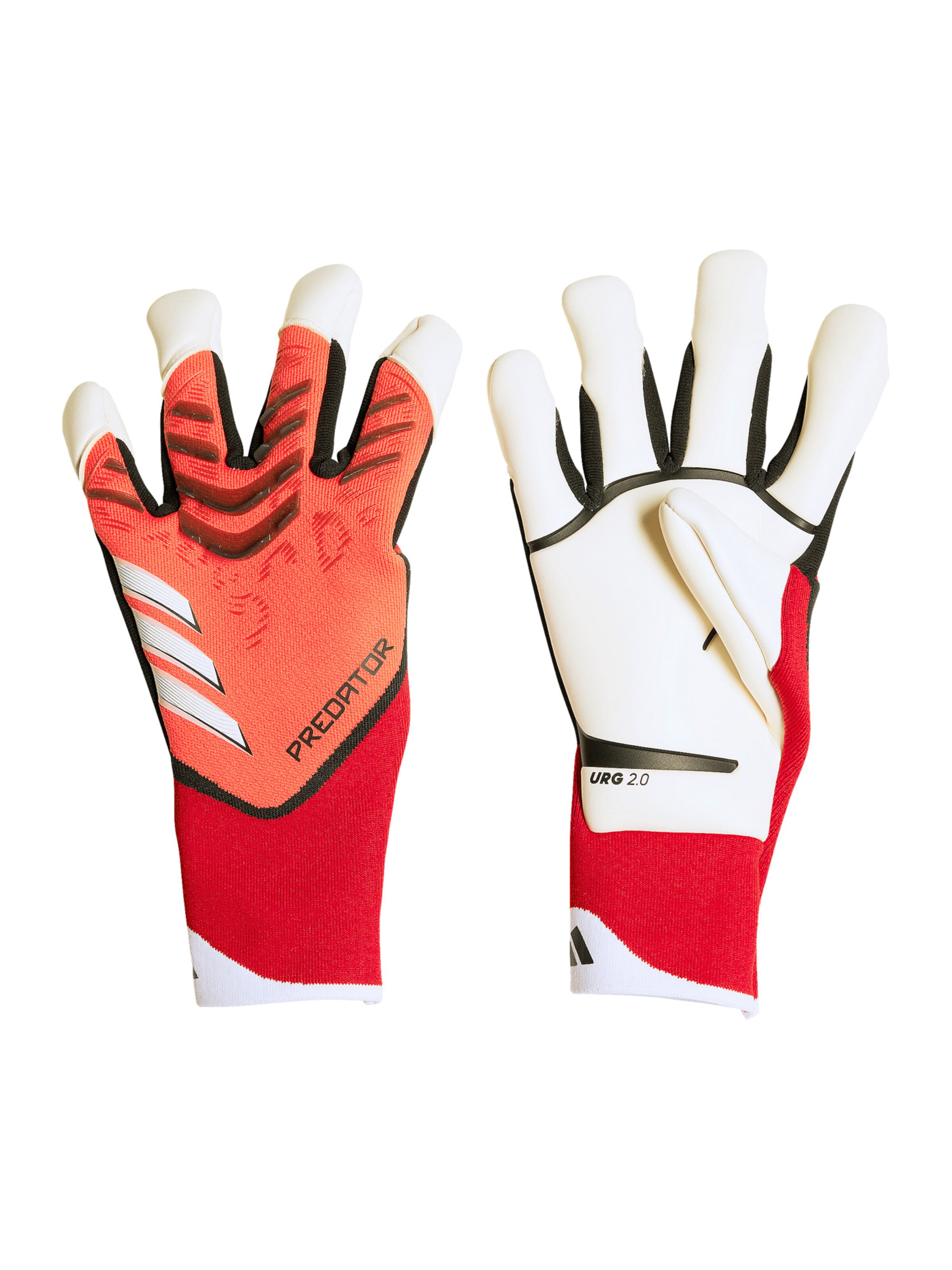 ADIDAS PERFORMANCE Athletic Gloves 'Predator' in Red: front