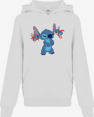 F4NT4STIC Sweatshirt  'Disney Lilo And Stitch Kleine Teufel' in Weiß: predná strana