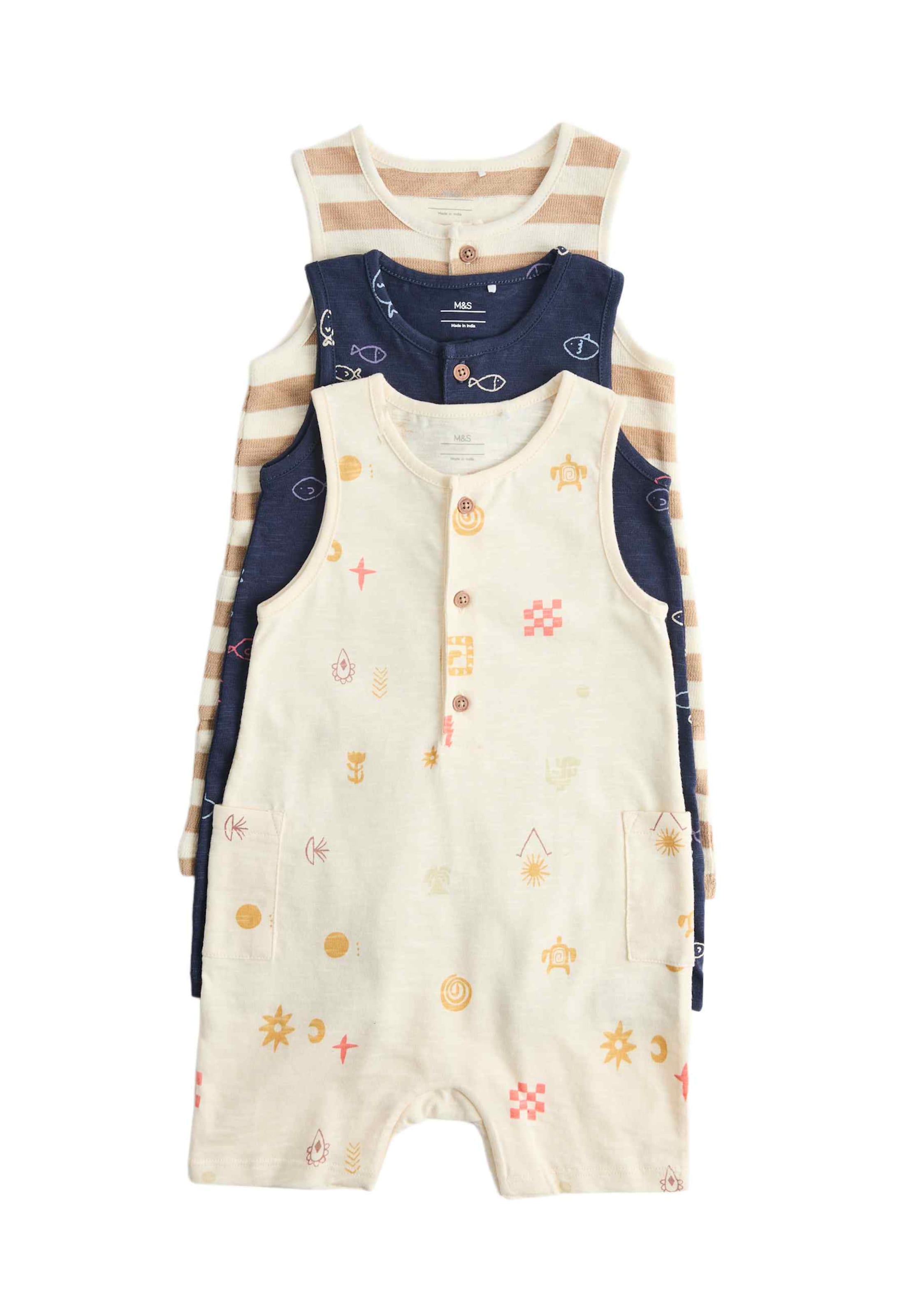 Marks & Spencer Romper/bodysuit in Beige: front