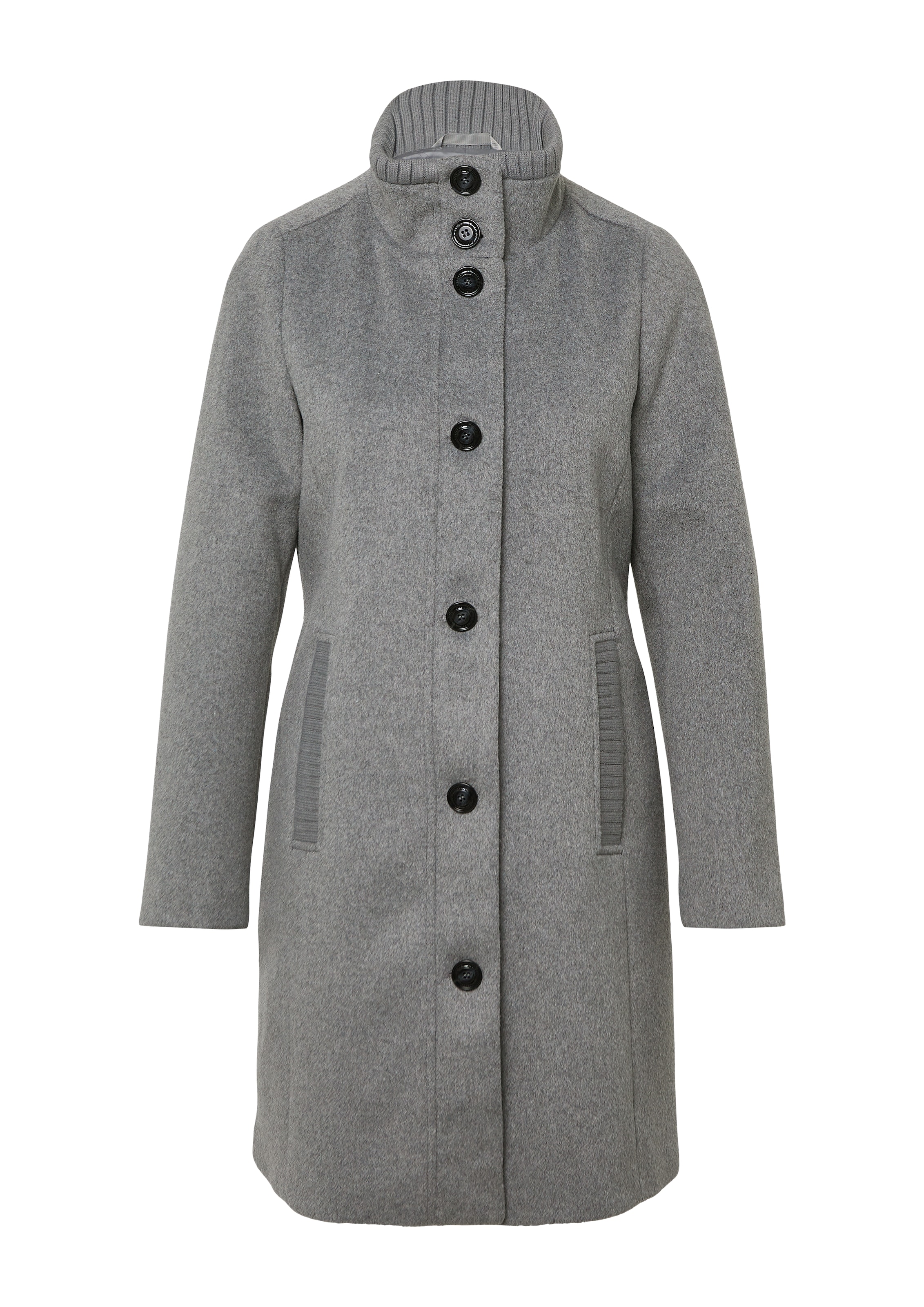 s.Oliver Tussenmantel in Grijs: voorkant