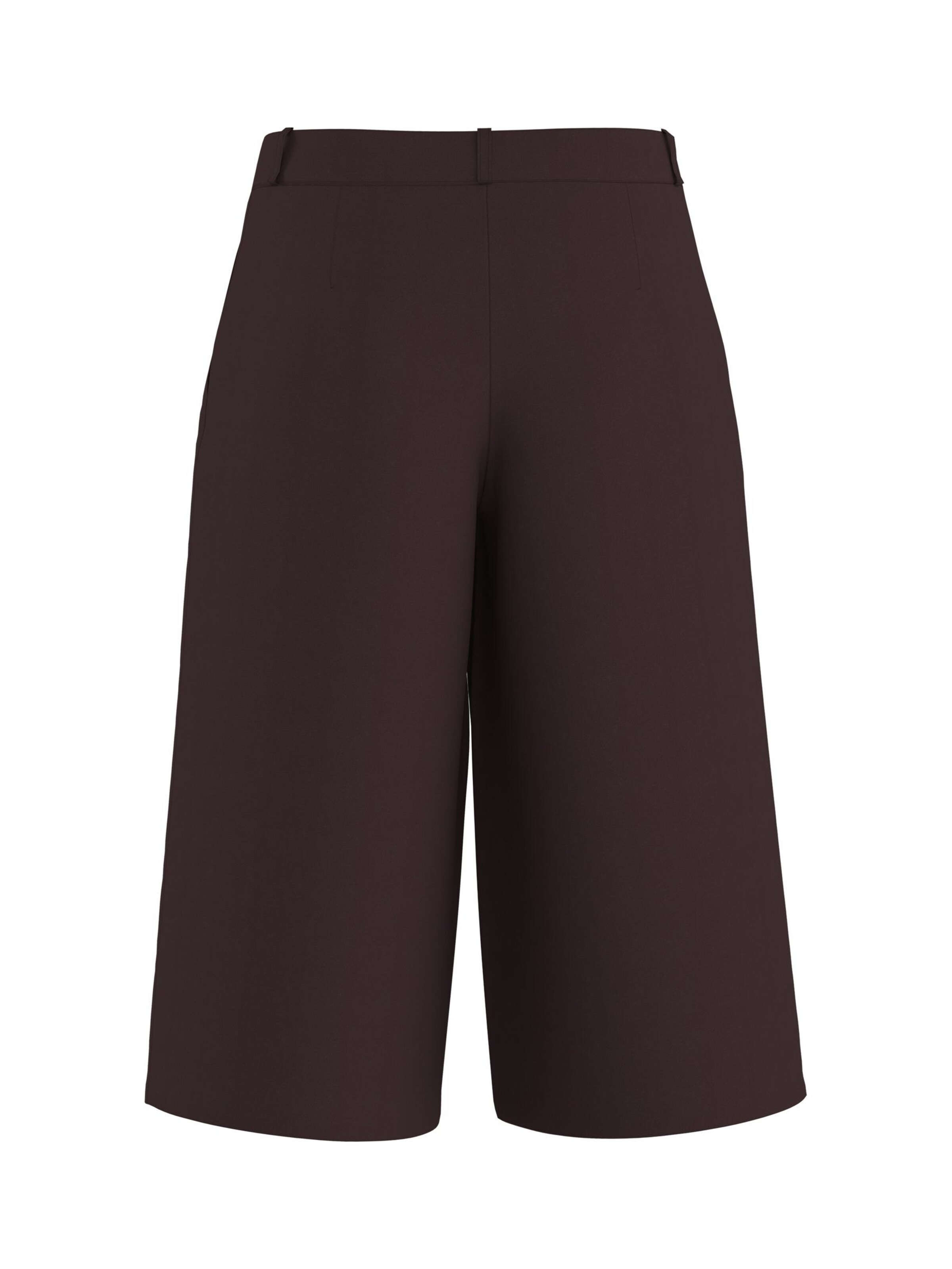 HYPEDROP Wide leg Pleat-Front Pants 'HDJanina' in Brown