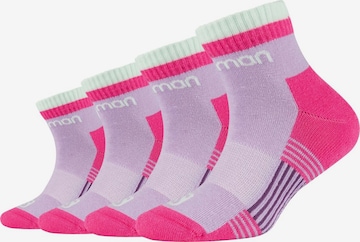 SALOMON Athletic Socks in Purple: front