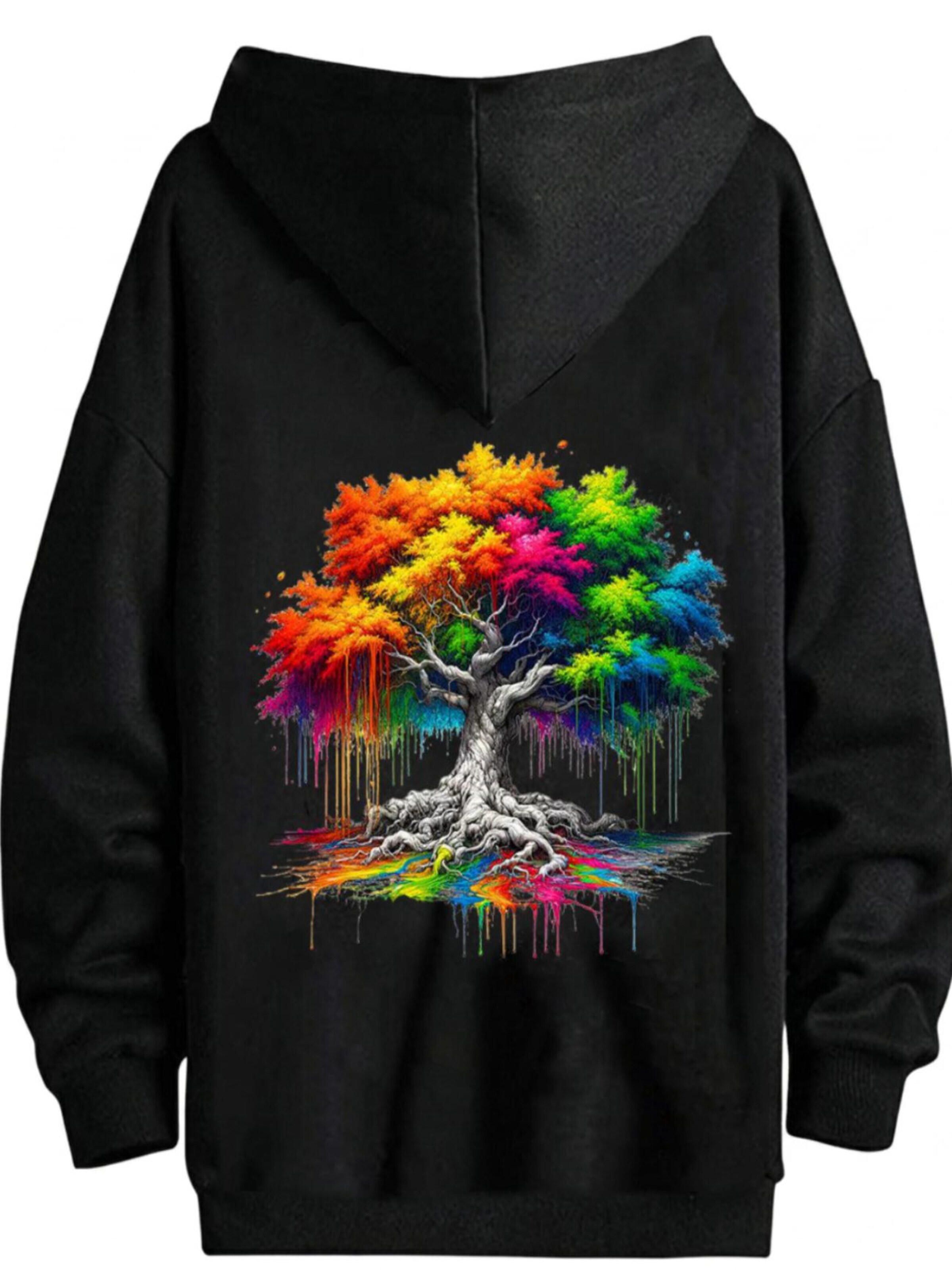 RMK Sweatshirt 'Baum Wurzel'‌‌‌ in Schwarz