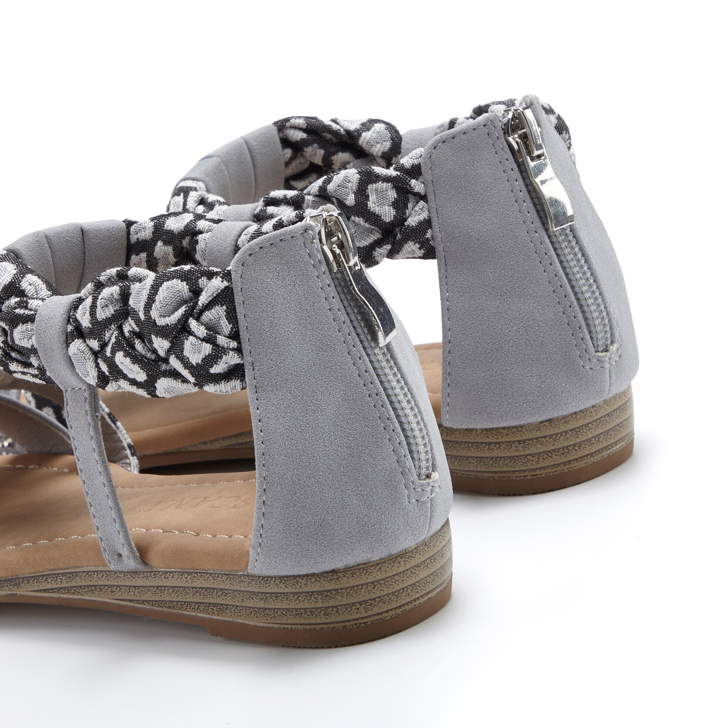 LASCANA Sandals in Grey