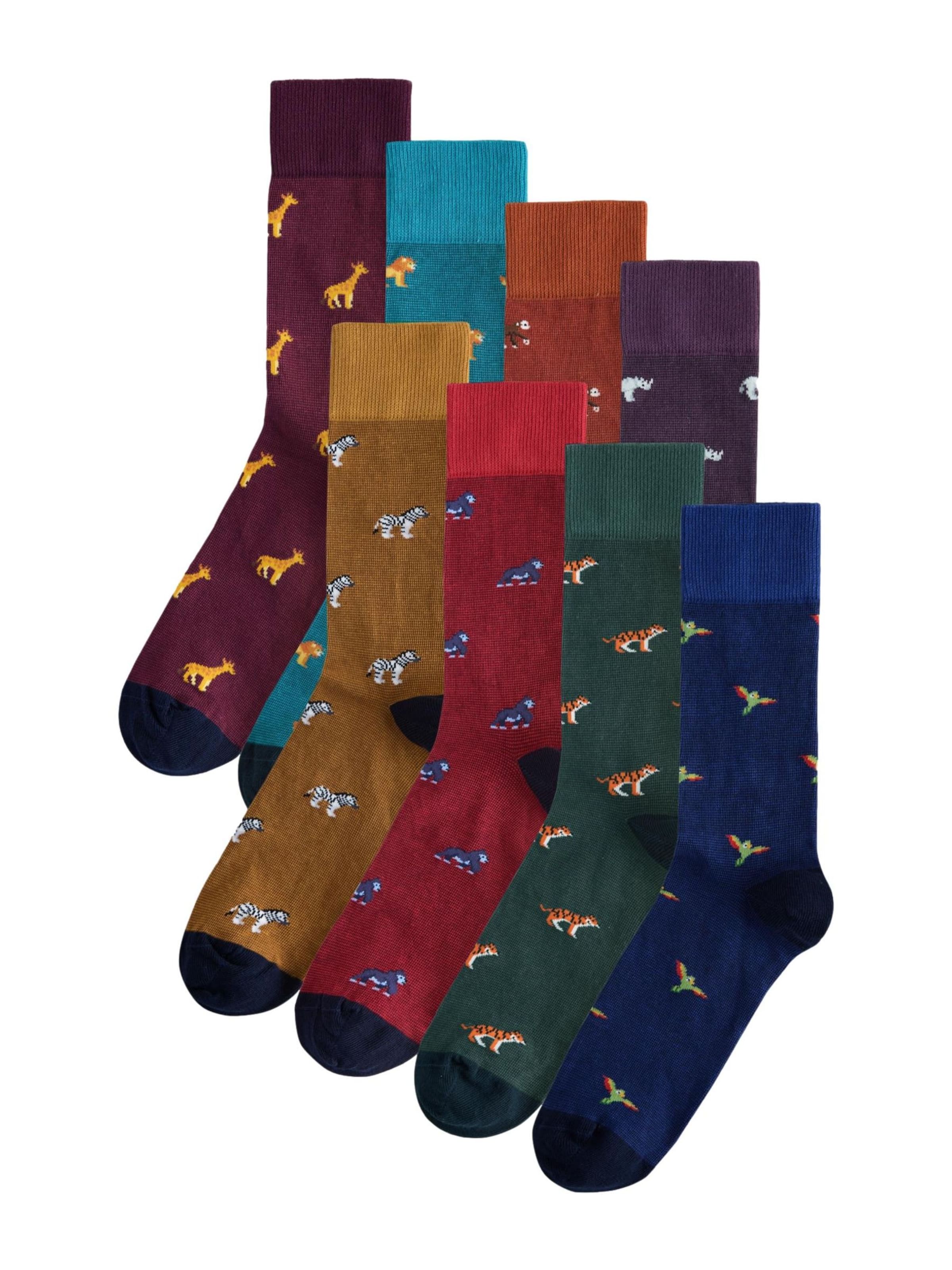 Next Socks in Blue: front