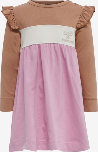 Hummel Kleid 'Jamila' in braun / pink / weiß, Produktansicht