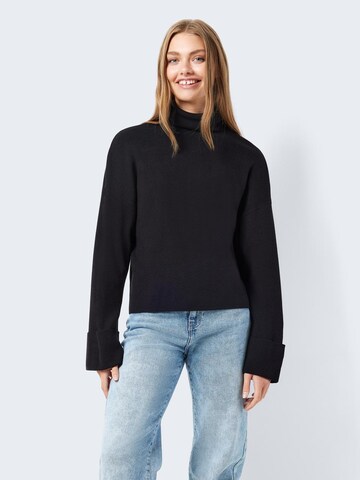 Pull-over 'NMCLOE' Noisy may en noir : devant