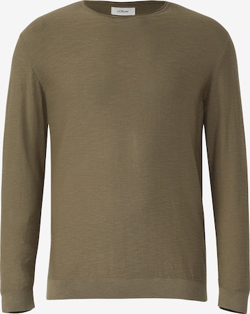 s.Oliver Pullover in Grün: Vorderseite