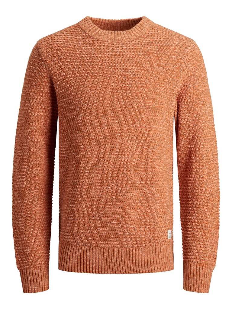 JACK & JONES Pullover in Marrone Chiaro 