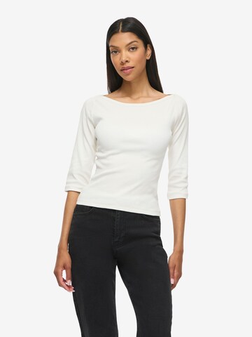T-shirt 'NMMaya' Noisy may en blanc : devant