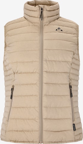 Whistler Sports Vest 'Edge' in Beige: front