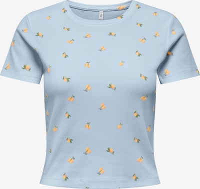 Marškinėliai 'ONLFENJA' iš ONLY, spalva – šviesiai mėlyna / geltona / žalia, Prekių apžvalga