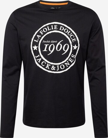 JACK & JONES T-shirt 'DOUCE' i svart: framsida