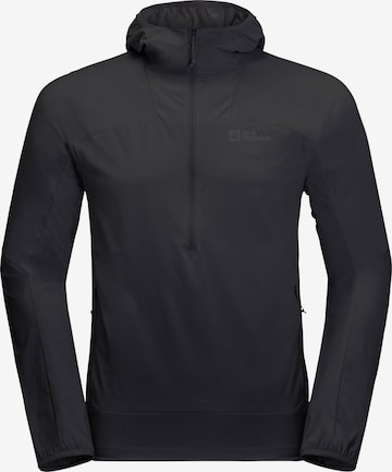 JACK WOLFSKIN Outdoorjacke 'PRELIGHT' in Schwarz: predná strana