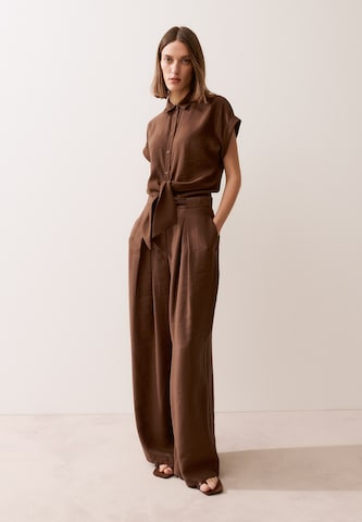 MORE & MORE Blouse in Bruin